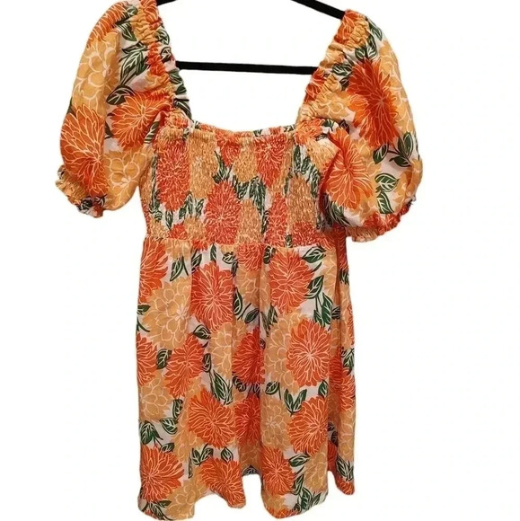 Faithful The Brand Miguelina Mini Dress in Mariposa Floral Print - Picture 3 of 5